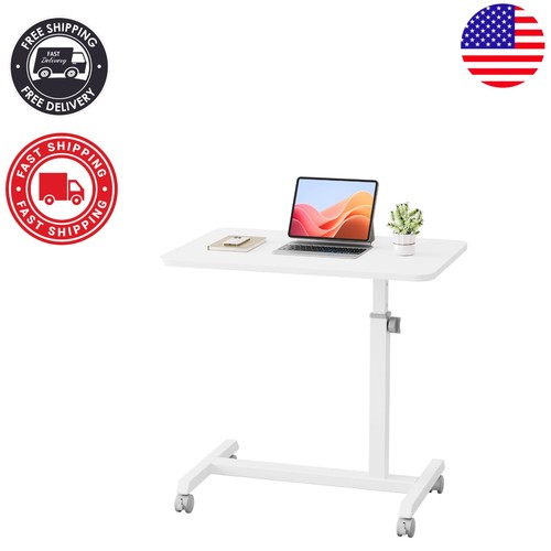 Compact rolling desk with - desk,