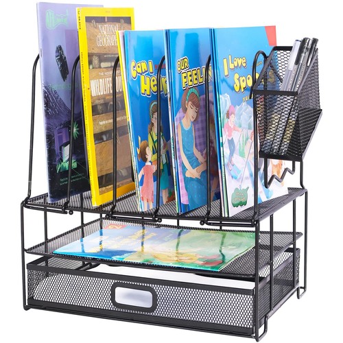 Desk file organizers with pens - file,