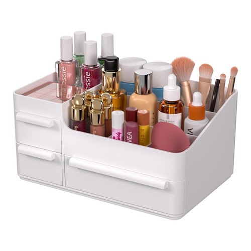 Makeup organizer with drawers - with,